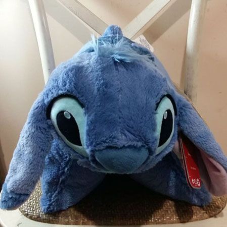 stitch plush pillow bed